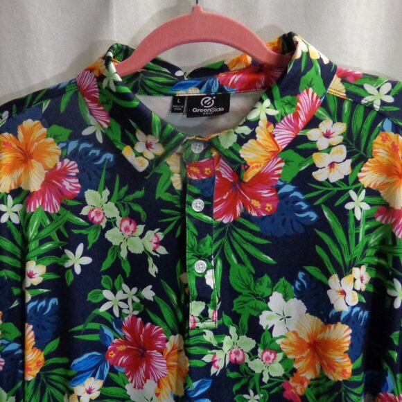 Two Size Large Printed Golf Shirts, by Green Side Golf and Projek Raw - Picture 12 of 16